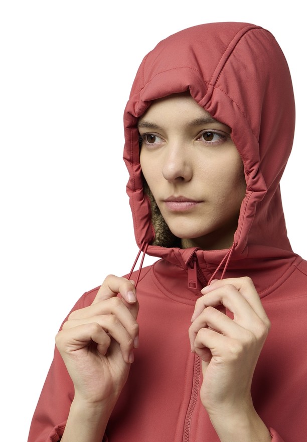 Red Jack Wolfskin Windland Women Softshell Jackets | 97590748
