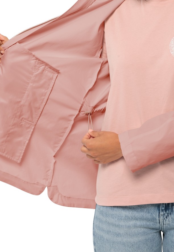 Rose Jack Wolfskin Desert Wind Women Softshell Jackets | 41877616