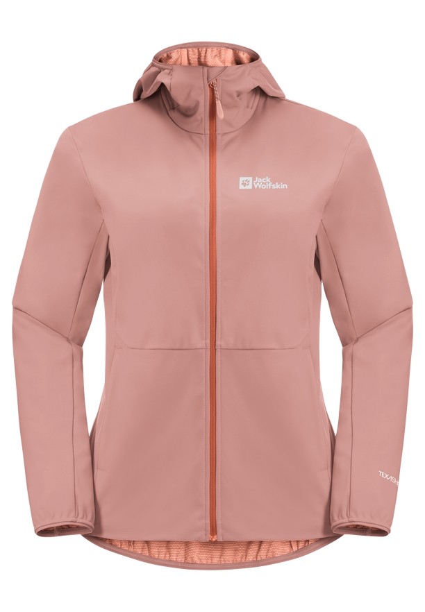 Rose Jack Wolfskin Feldberg Hoody Women Softshell Jackets | 97308729