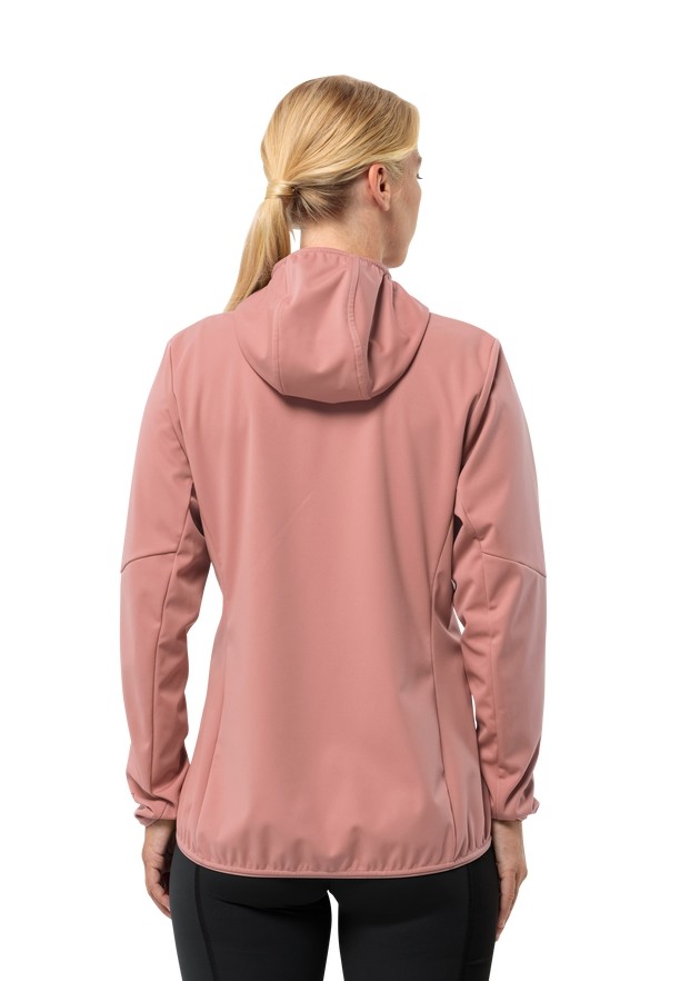 Rose Jack Wolfskin Feldberg Hoody Women Softshell Jackets | 97308729