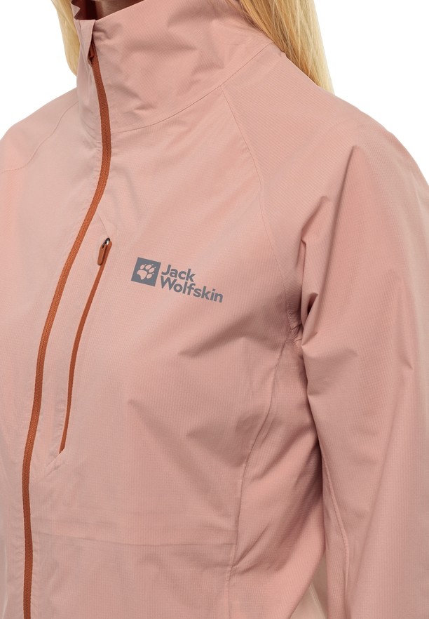 Rose Jack Wolfskin Gravex 2.5l Women Rain Jackets | 74550500