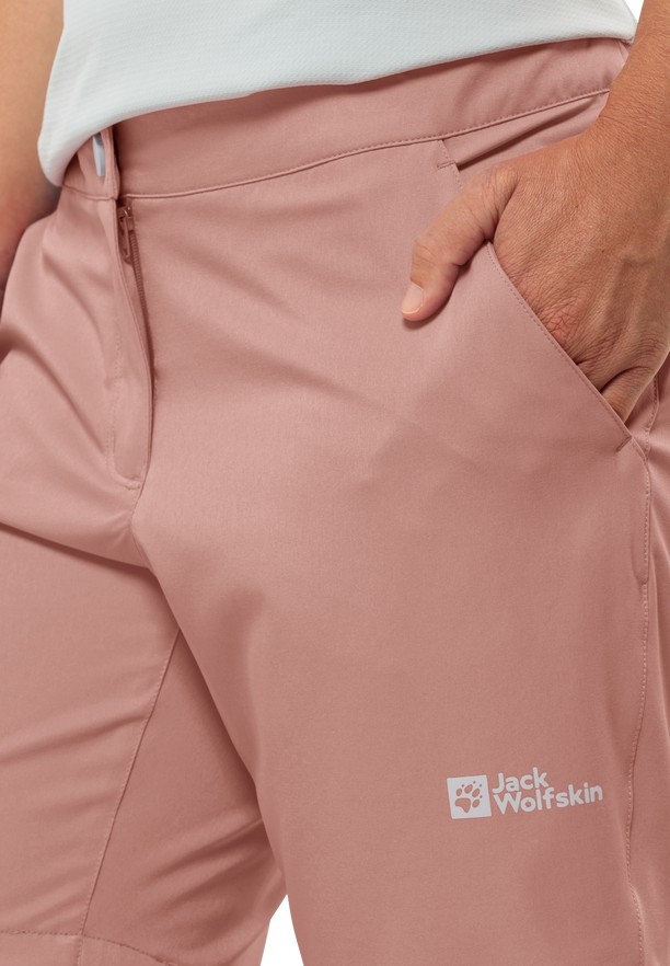 Rose Jack Wolfskin Hiking Alpine Women Shorts | 78611398