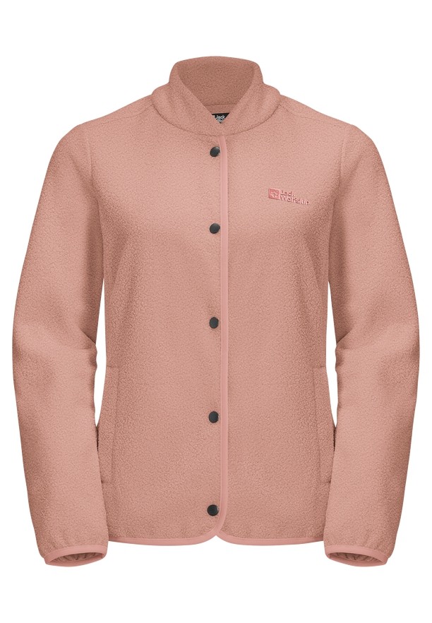 Rose Jack Wolfskin Light Curl Women Fleece Jackets | 56667552