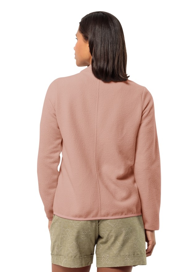 Rose Jack Wolfskin Light Curl Women Fleece Jackets | 56667552