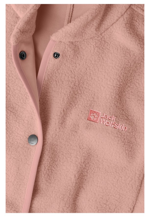 Rose Jack Wolfskin Light Curl Women Fleece Jackets | 56667552