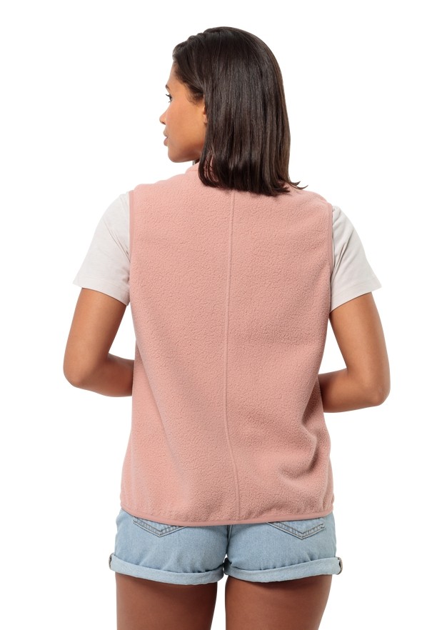 Rose Jack Wolfskin Light Curl Women Vest | 19892987