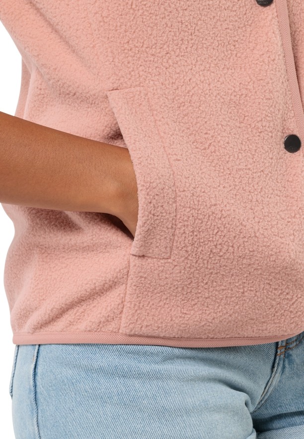 Rose Jack Wolfskin Light Curl Women Vest | 19892987