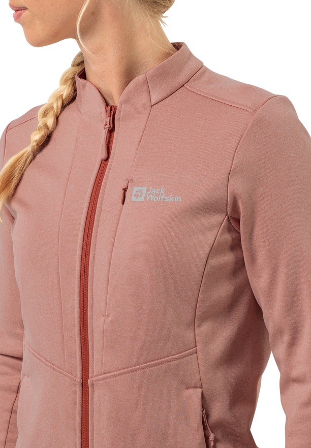 Rose Jack Wolfskin Tervern Fz Women Fleece Jackets | 79650284