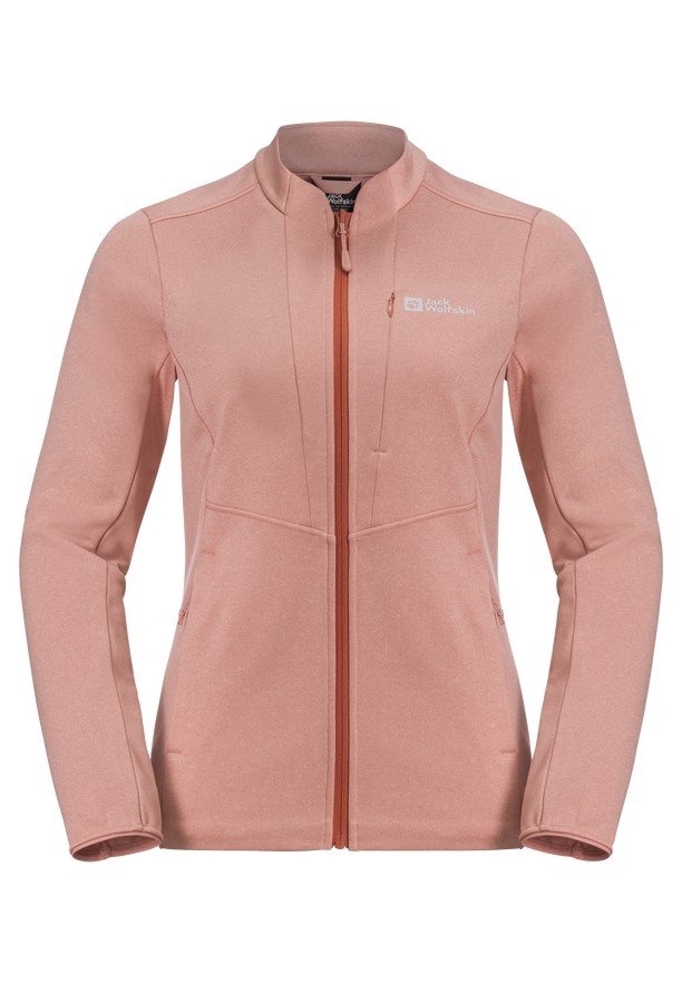 Rose Jack Wolfskin Tervern Fz Women Fleece Jackets | 79650284