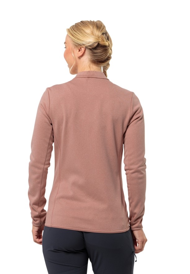 Rose Jack Wolfskin Tervern Fz Women Fleece Jackets | 79650284