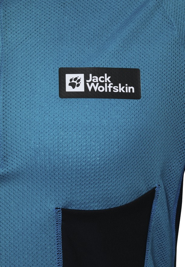 Turquoise Jack Wolfskin Expdn Octa Hz Men T Shirts | 51649981