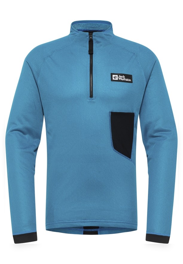 Turquoise Jack Wolfskin Expdn Octa Hz Men T Shirts | 51649981