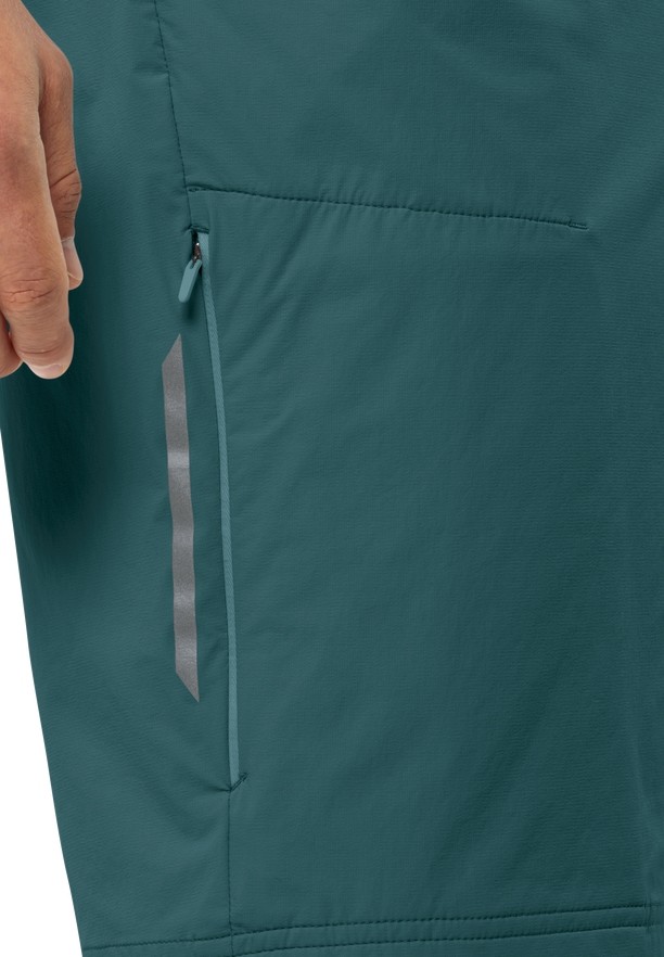 Turquoise Jack Wolfskin Gravex Men Shorts | 54898428