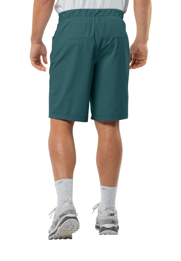 Turquoise Jack Wolfskin Gravex Men Shorts | 54898428