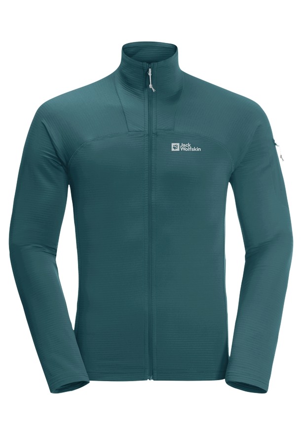 Turquoise Jack Wolfskin Prelight Fz Men Fleece Jackets | 82382908