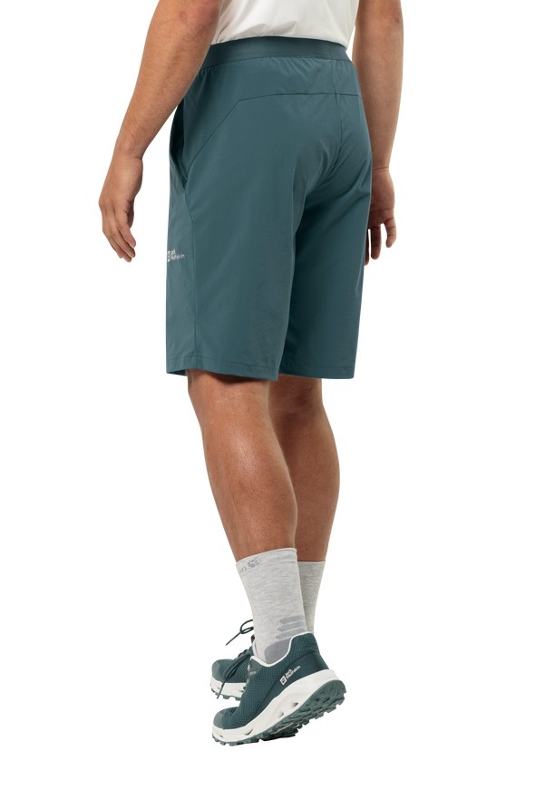Turquoise Jack Wolfskin Prelight Men Shorts | 91549337