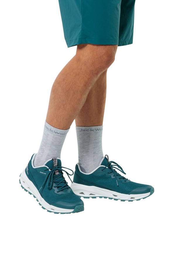 Turquoise Jack Wolfskin Prelight Vent Low Men Hiking Shoes | 20300691