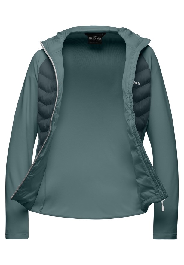 Turquoise Jack Wolfskin Routeburn Pro Hybrid Men Jackets | 76068486