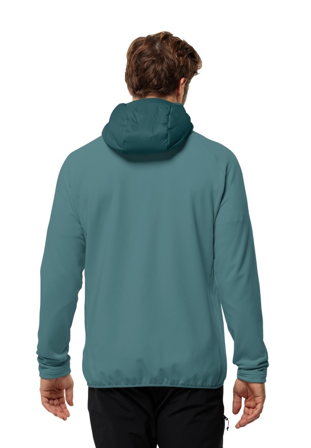 Turquoise Jack Wolfskin Routeburn Pro Hybrid Men Jackets | 76068486