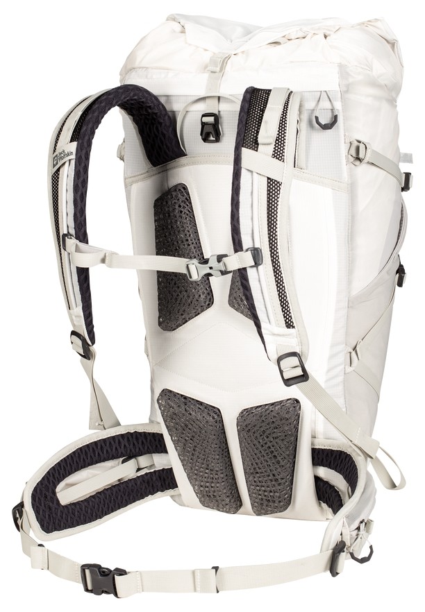 White Jack Wolfskin 3d Prelight Rise 35 Women Hiking Backpack | 19564676
