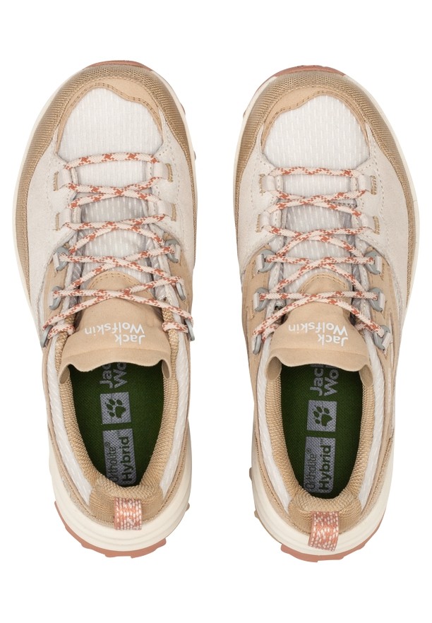 White Jack Wolfskin Cyrox Texapore Low Women Hiking Shoes | 13392299