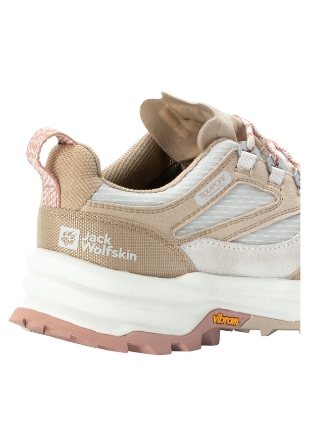 White Jack Wolfskin Cyrox Texapore Low Women Hiking Shoes | 13392299