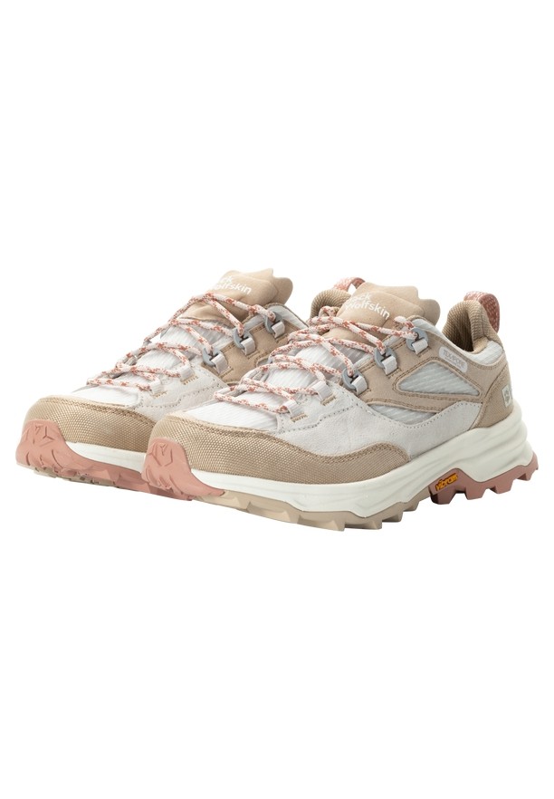 White Jack Wolfskin Cyrox Texapore Low Women Hiking Shoes | 13392299