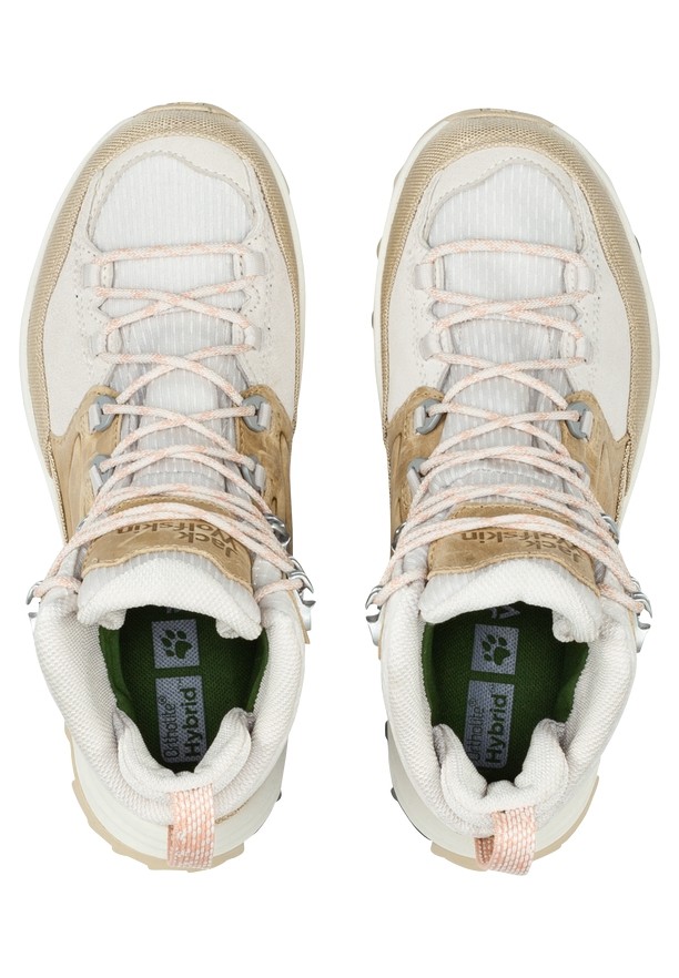 White Jack Wolfskin Cyrox Texapore Mid Women Hiking Shoes | 46174154