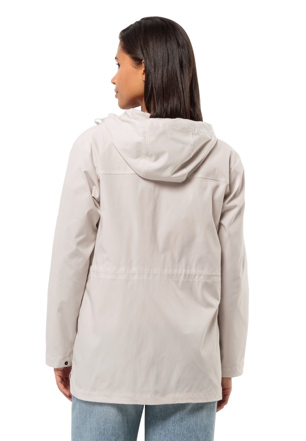 White Jack Wolfskin Desert Wind Women Softshell Jackets | 52653879