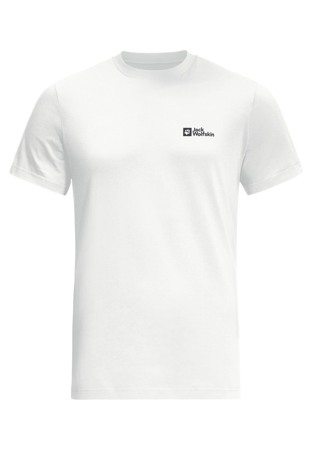 White Jack Wolfskin Essential Men T Shirts | 97887048