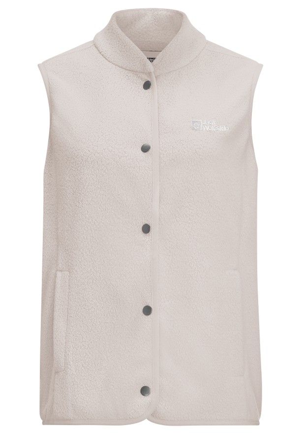 White Jack Wolfskin Light Curl Women Vest | 78423741