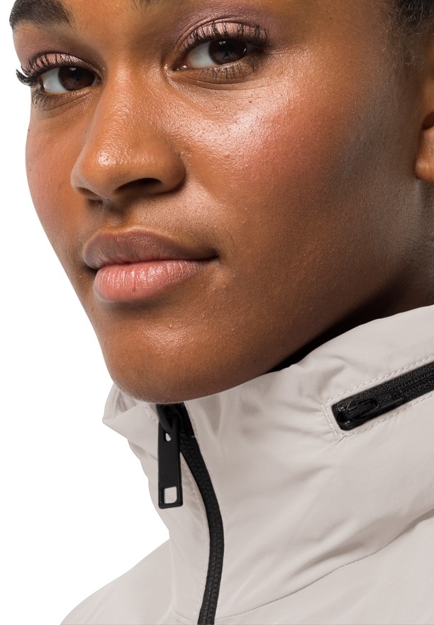 White Jack Wolfskin Norden Port Women Raincoat | 45239877