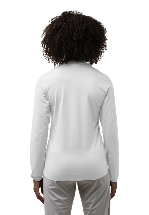 White Jack Wolfskin Prelight Trail Fz Women Jackets | 22623876