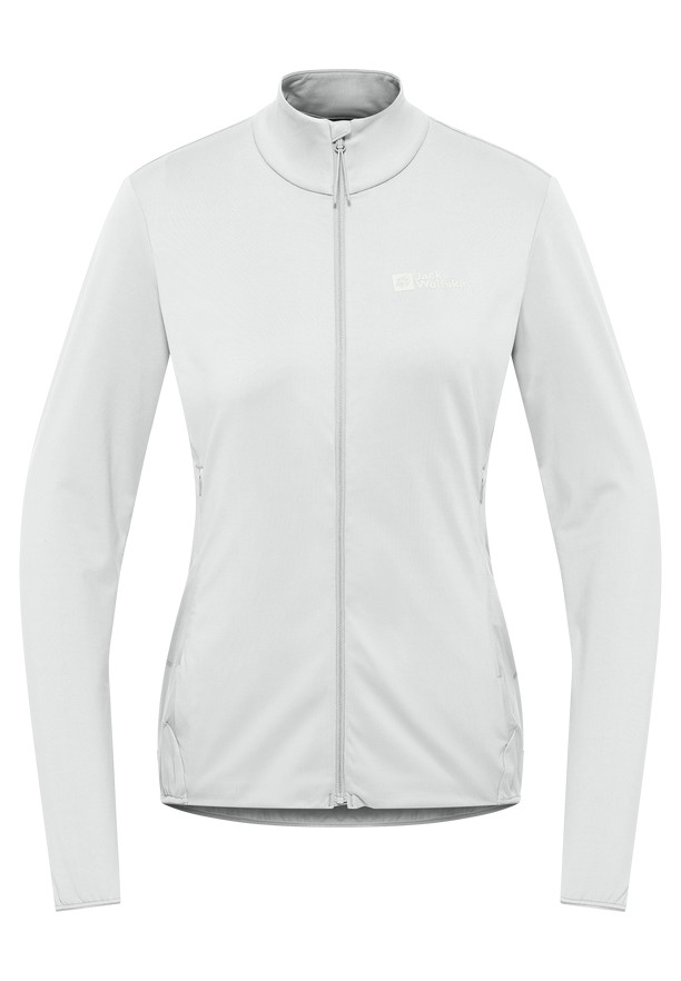 White Jack Wolfskin Prelight Trail Fz Women Jackets | 22623876