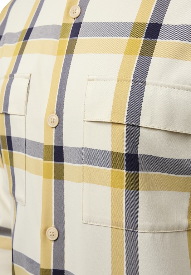 White Jack Wolfskin Steinwand Men Shirts | 23603229