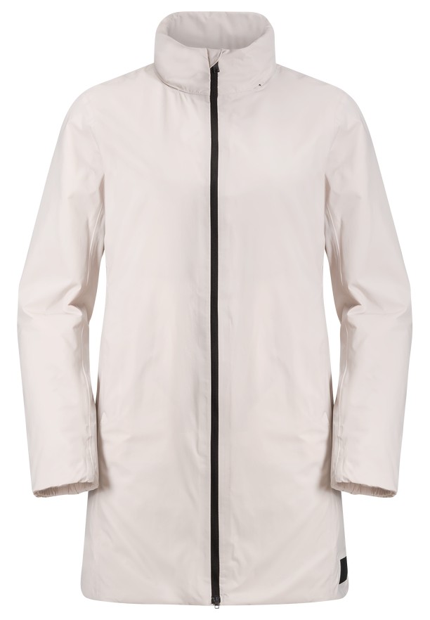White Jack Wolfskin Textor Women Coats | 77825155