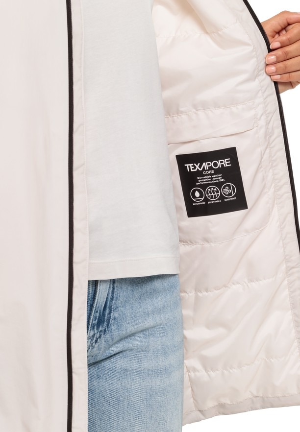 White Jack Wolfskin Textor Women Coats | 77825155