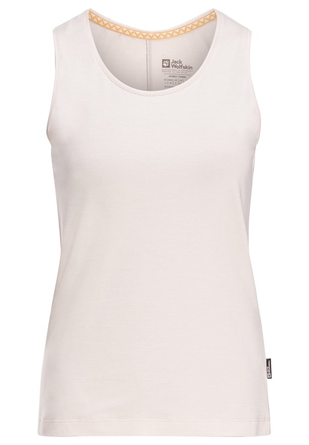 White Jack Wolfskin Travel Women Tank Top | 71302067