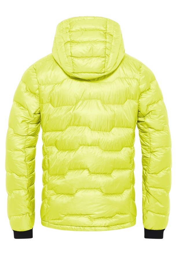 Yellow Jack Wolfskin Alpspitze Hoody Men Down Jackets | 39264329