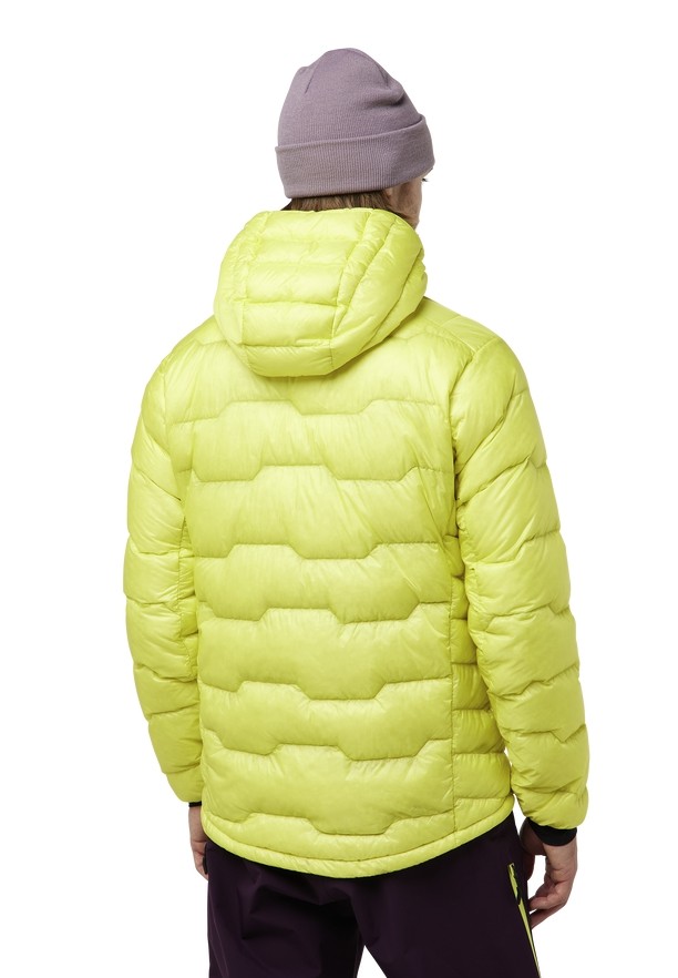 Yellow Jack Wolfskin Alpspitze Hoody Men Down Jackets | 39264329