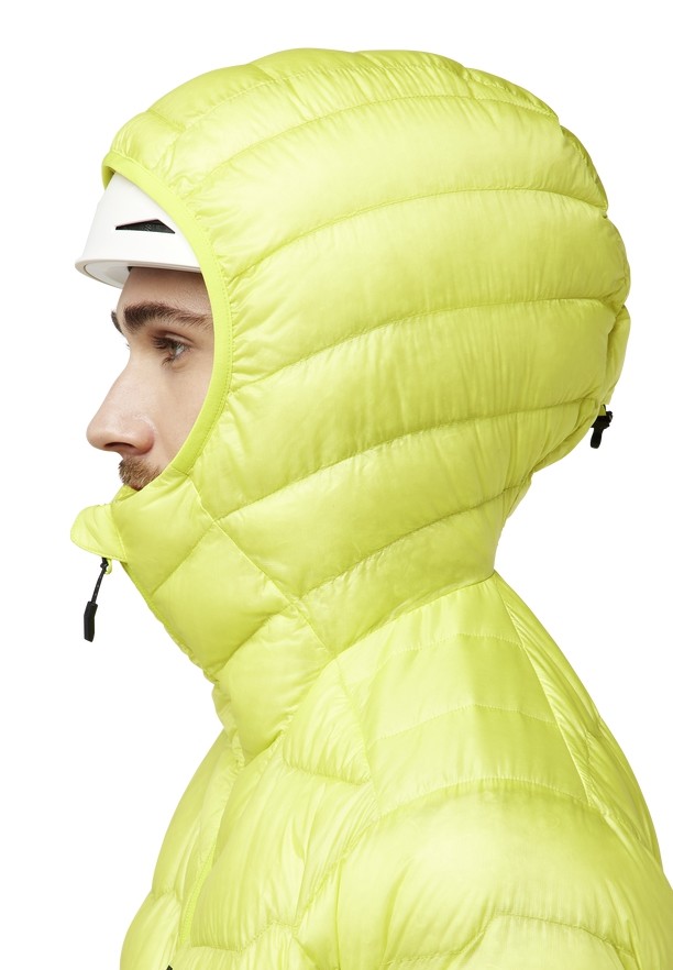 Yellow Jack Wolfskin Alpspitze Hoody Men Down Jackets | 39264329