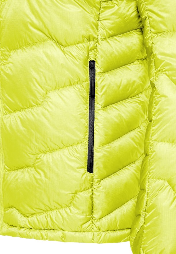 Yellow Jack Wolfskin Alpspitze Hoody Men Down Jackets | 39264329