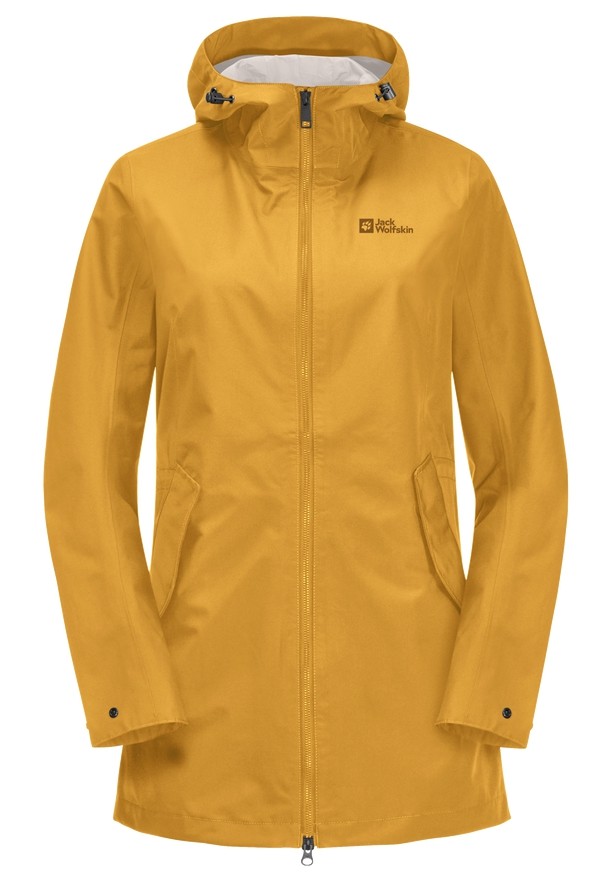 Yellow Jack Wolfskin Dakar Women Rain Coats | 43092887