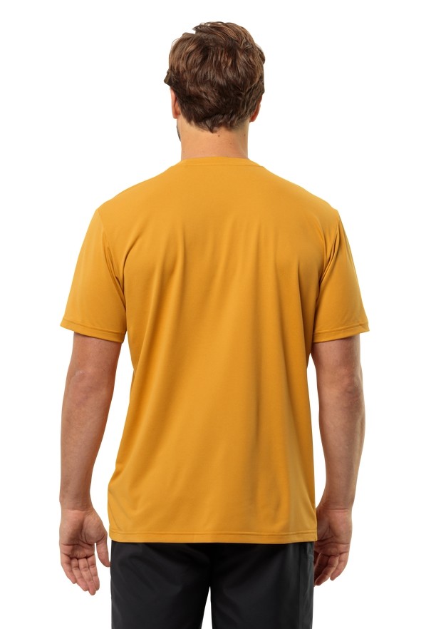 Yellow Jack Wolfskin Delgami S/s Men T Shirts | 97323553