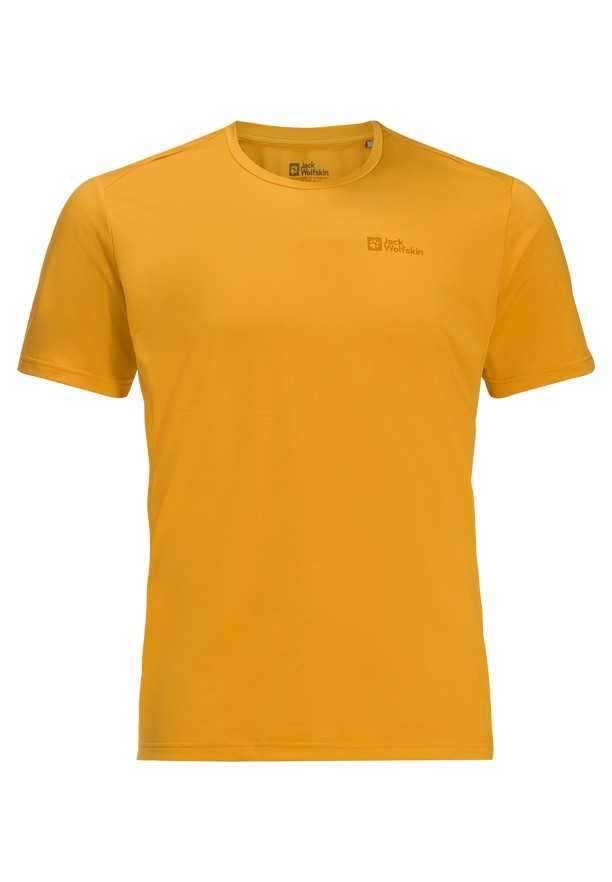 Yellow Jack Wolfskin Delgami S/s Men T Shirts | 97323553