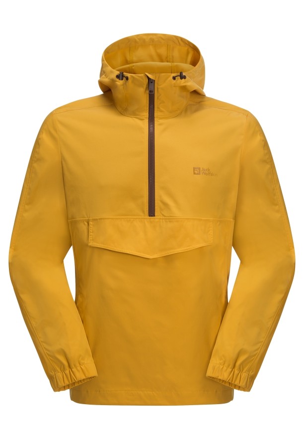 Yellow Jack Wolfskin Desert Wind Overhead Men Jackets | 34356827