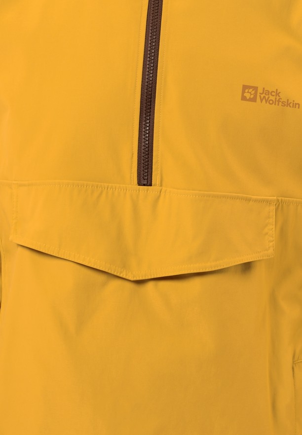 Yellow Jack Wolfskin Desert Wind Overhead Men Jackets | 34356827