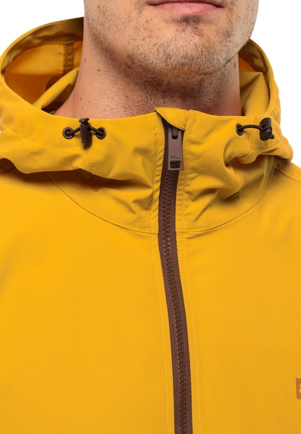Yellow Jack Wolfskin Desert Wind Overhead Men Jackets | 34356827