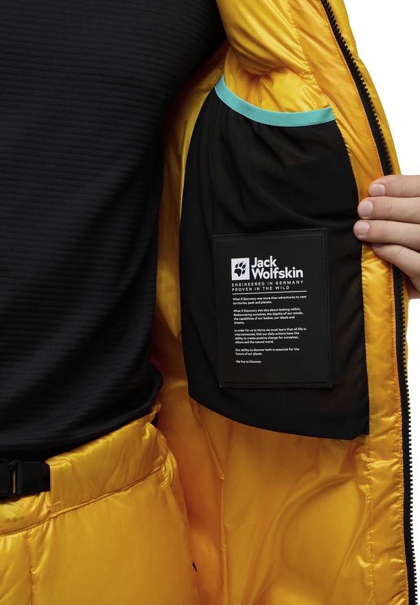 Yellow Jack Wolfskin Expdn Men Down Jackets | 93194911