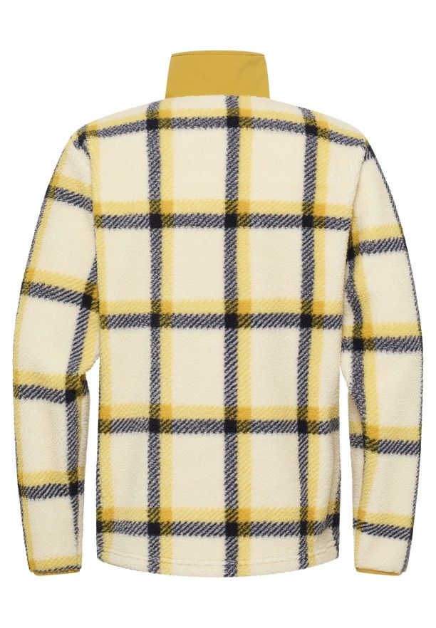 Yellow Jack Wolfskin Felslicht Check Men Fleece Jackets | 16790829